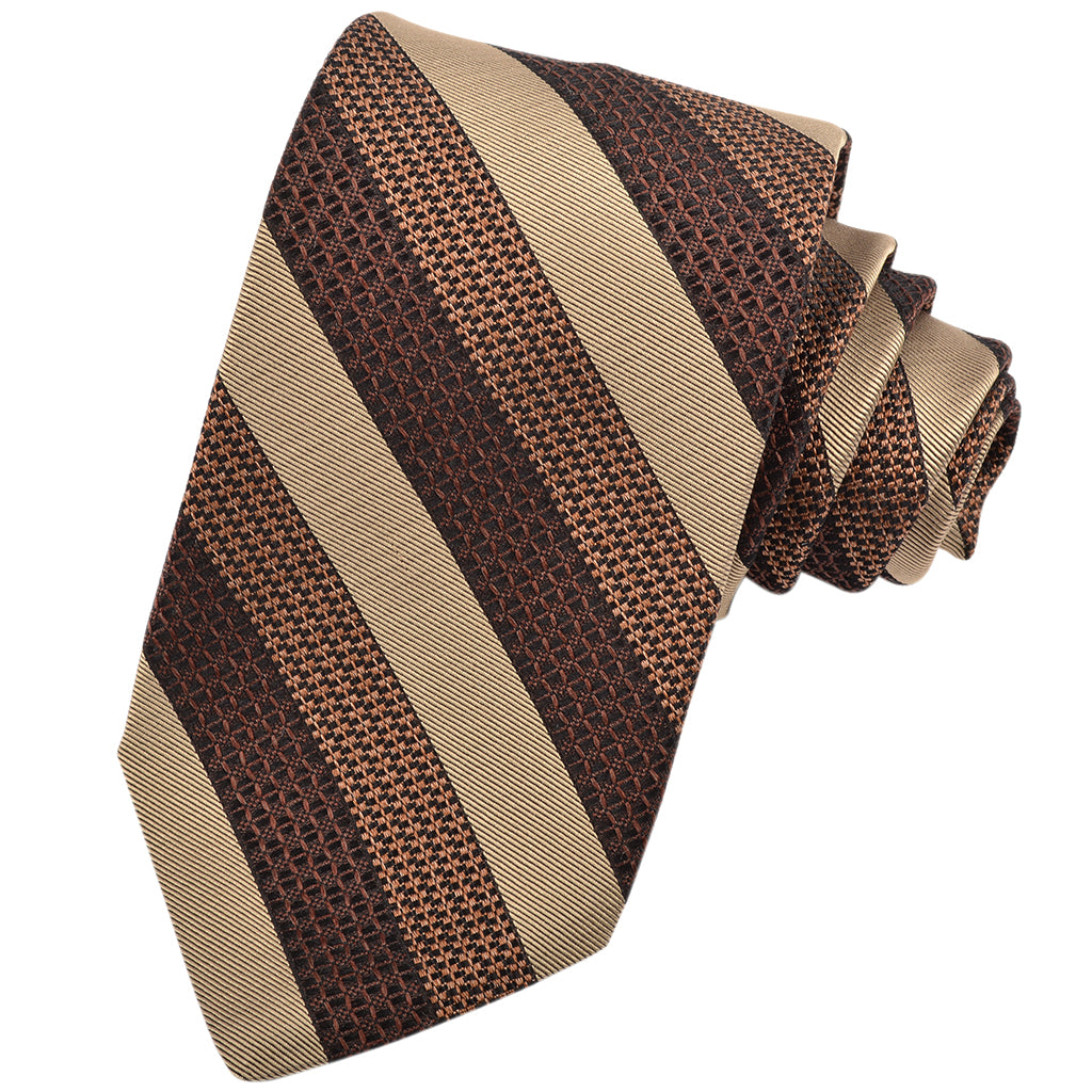 ULTERIOR WASHED WOOL SILK STRIPE 4 ブラウン ULTERIOR WASHED WOOL SILK STRIPE 4 ブラウン - メルカリ