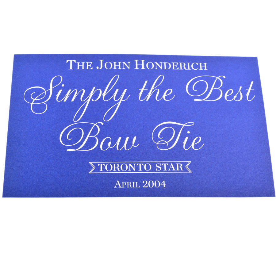 Toronto Star 'Simply the Best Bow Tie'